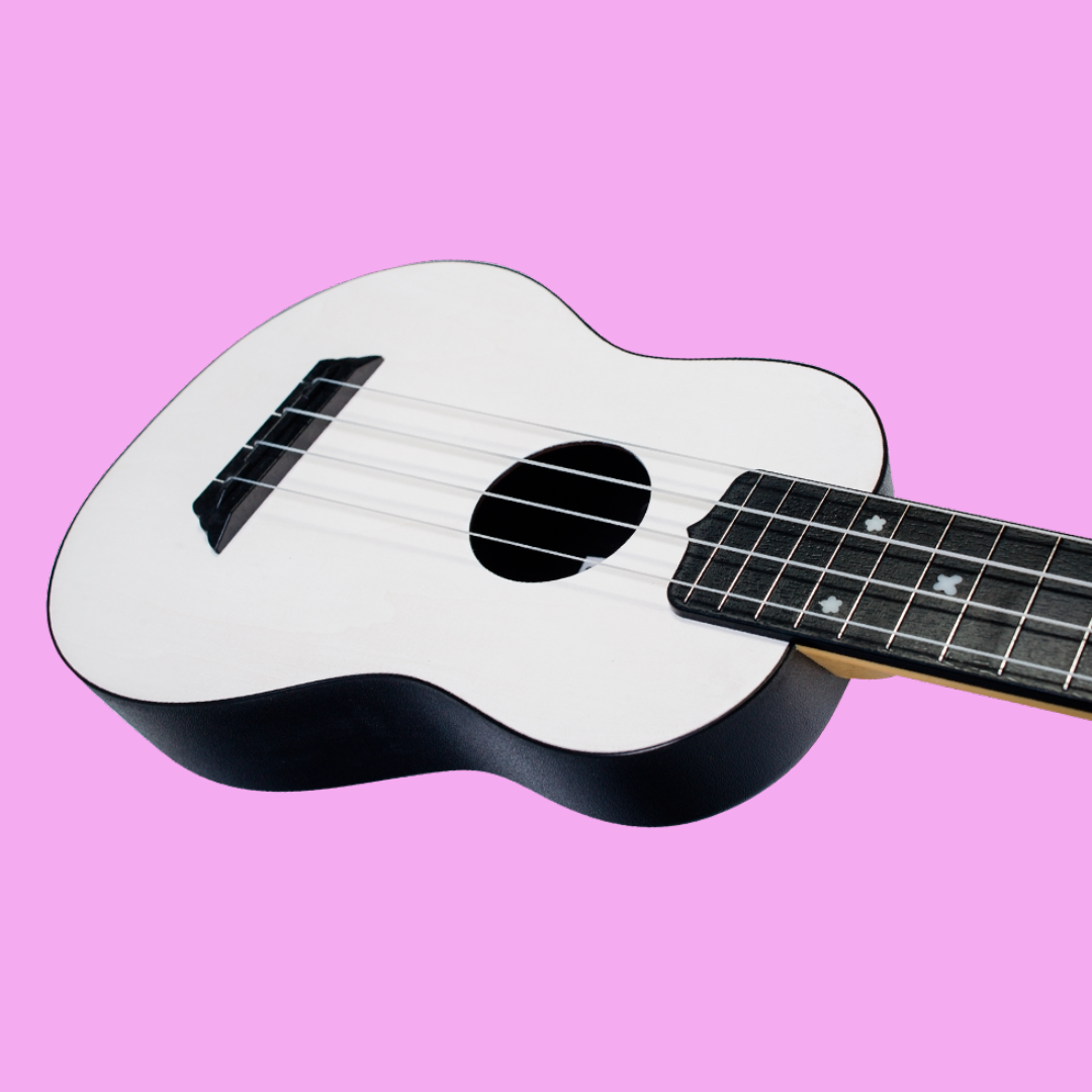 Flight TUS35 ABS Travel Soprano White Ukulele with Gig Bag