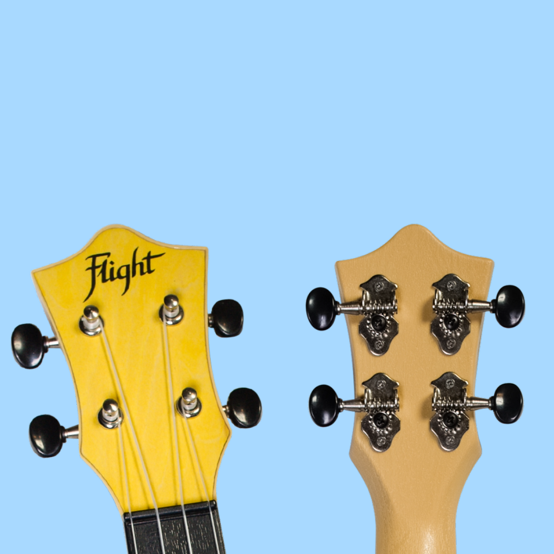 Flight TUS35 ABS Travel Soprano Yellow Ukulele with Gig Bag