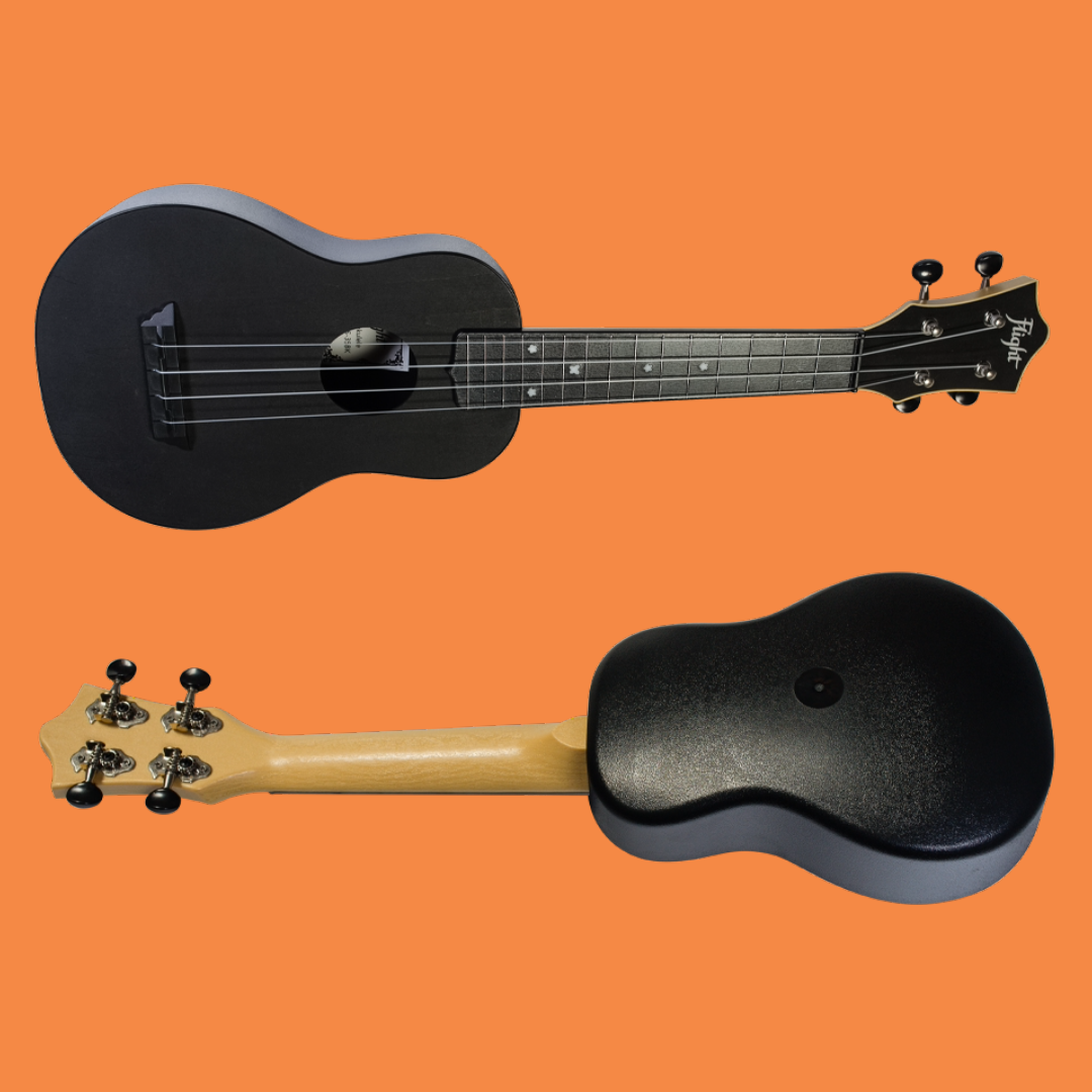 Flight TUS35 ABS Soprano Black Ukulele with Bag - 10 Ukuleles (Student Ukulele Pack )