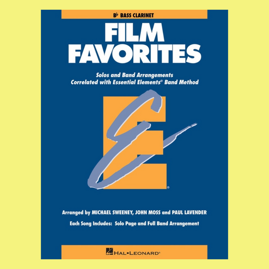 Essential Elements - Film Favorites B Flat Bass Clarinet Book