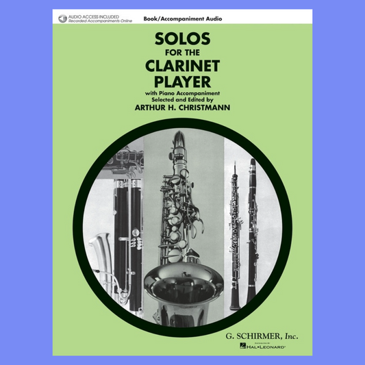 Solos For The Clarinet Player Book with OLA Piano Accompaniments