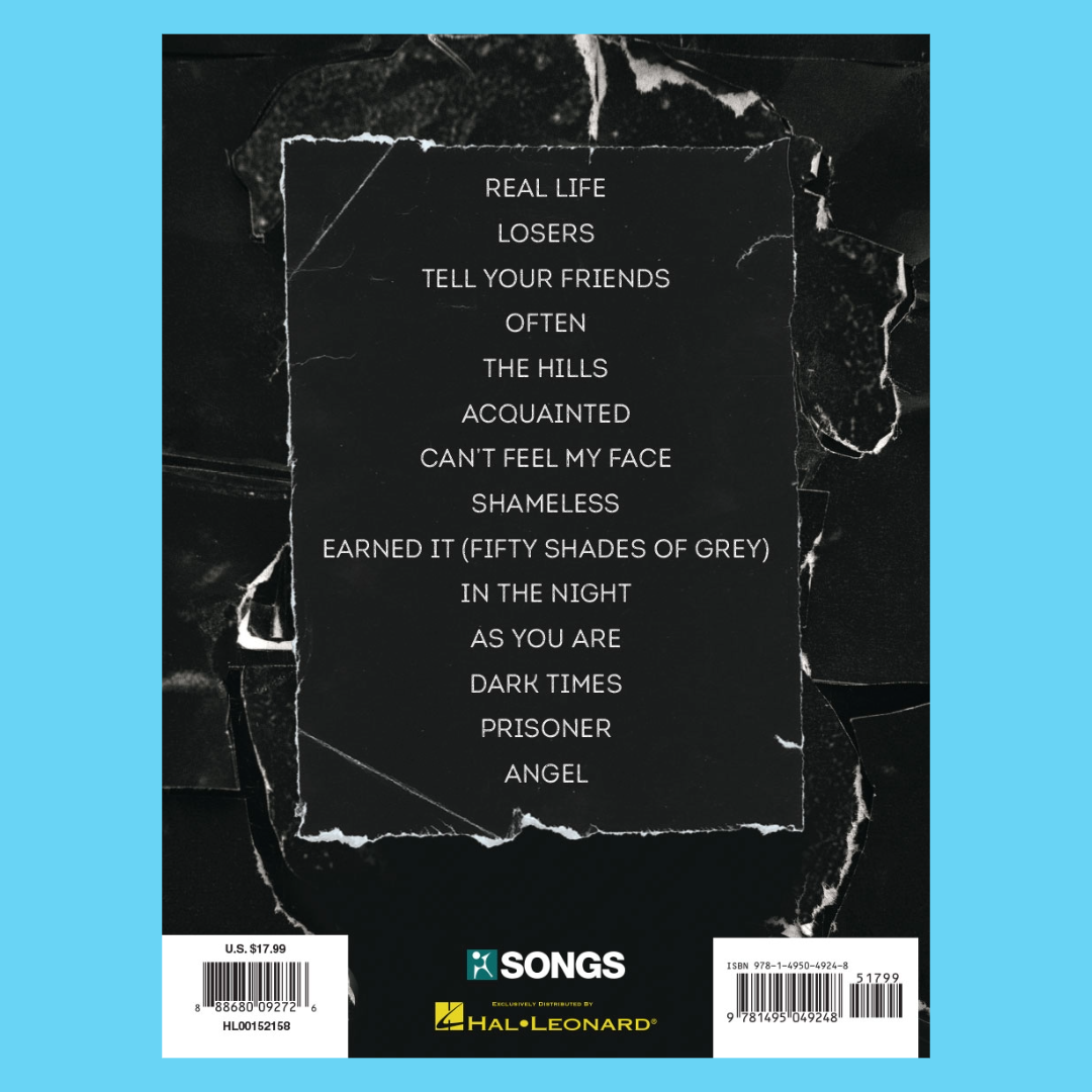 The Weeknd - Beauty Behind The Madness PVG Songbook