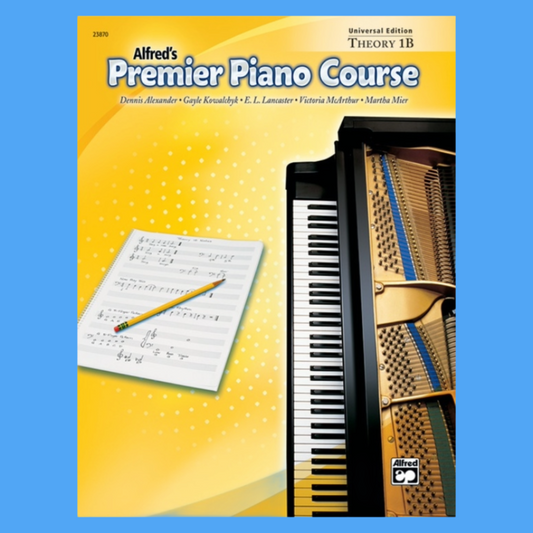 Alfred's Premier Piano Course - Theory Level 1B Book