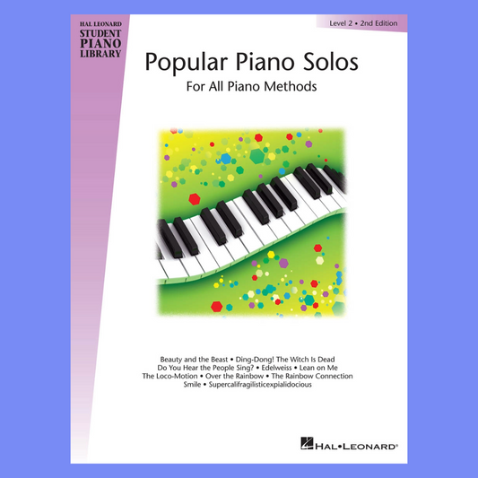Hal Leonard Student Piano Library - Popular Piano Solos Level 2 Book