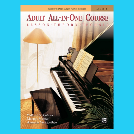Alfred's Basic Adult All-in-One Piano Course - Book 1