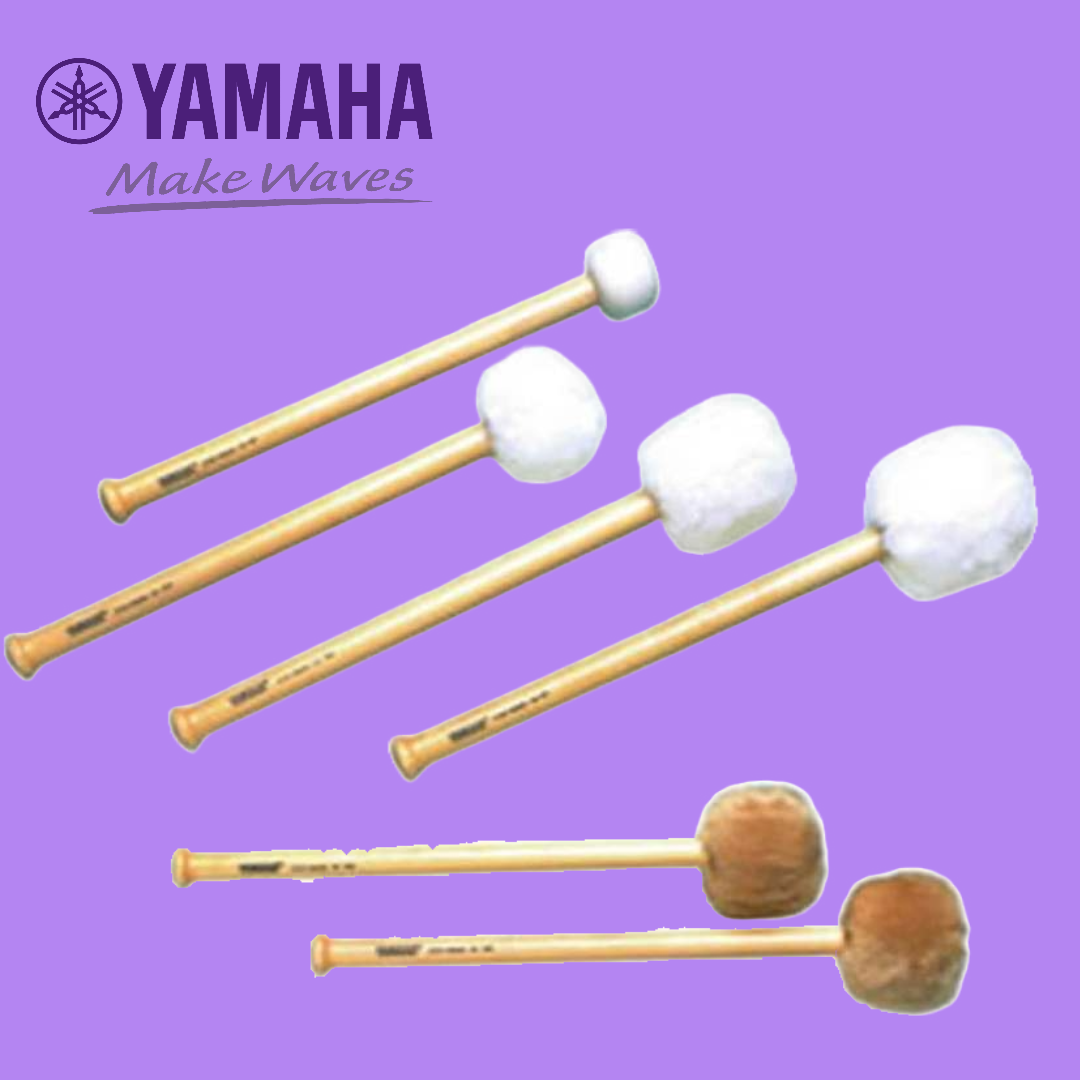Yamaha Concert Bass Drum Mallet Set - Small / Hard