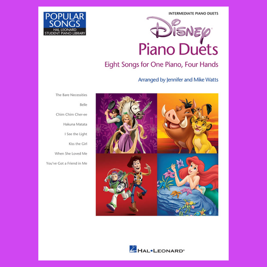 Hal Leonard Student Piano Library -  Disney Piano Duets Book