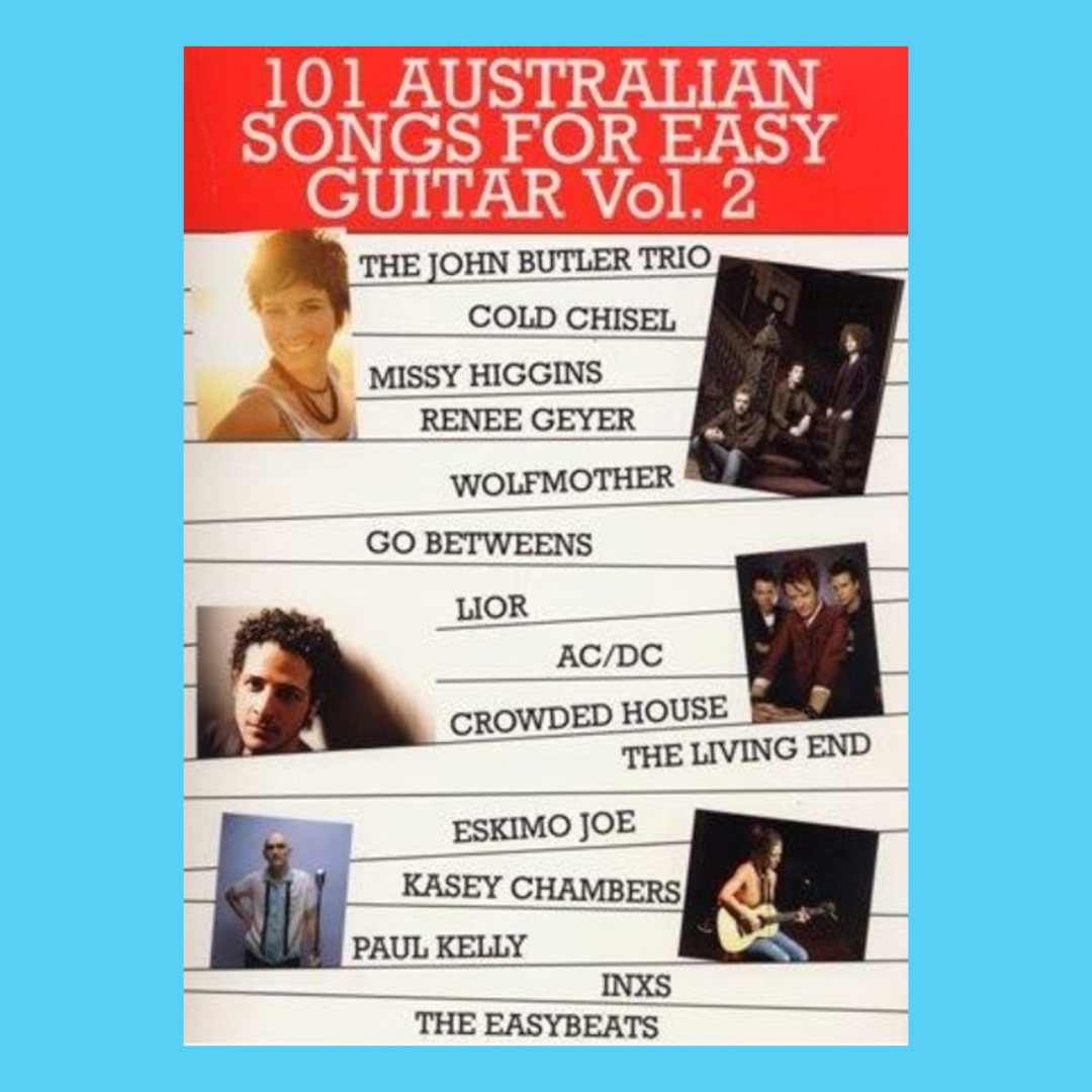 101 Australian Songs For Easy Guitar - Volume 2 Songbook