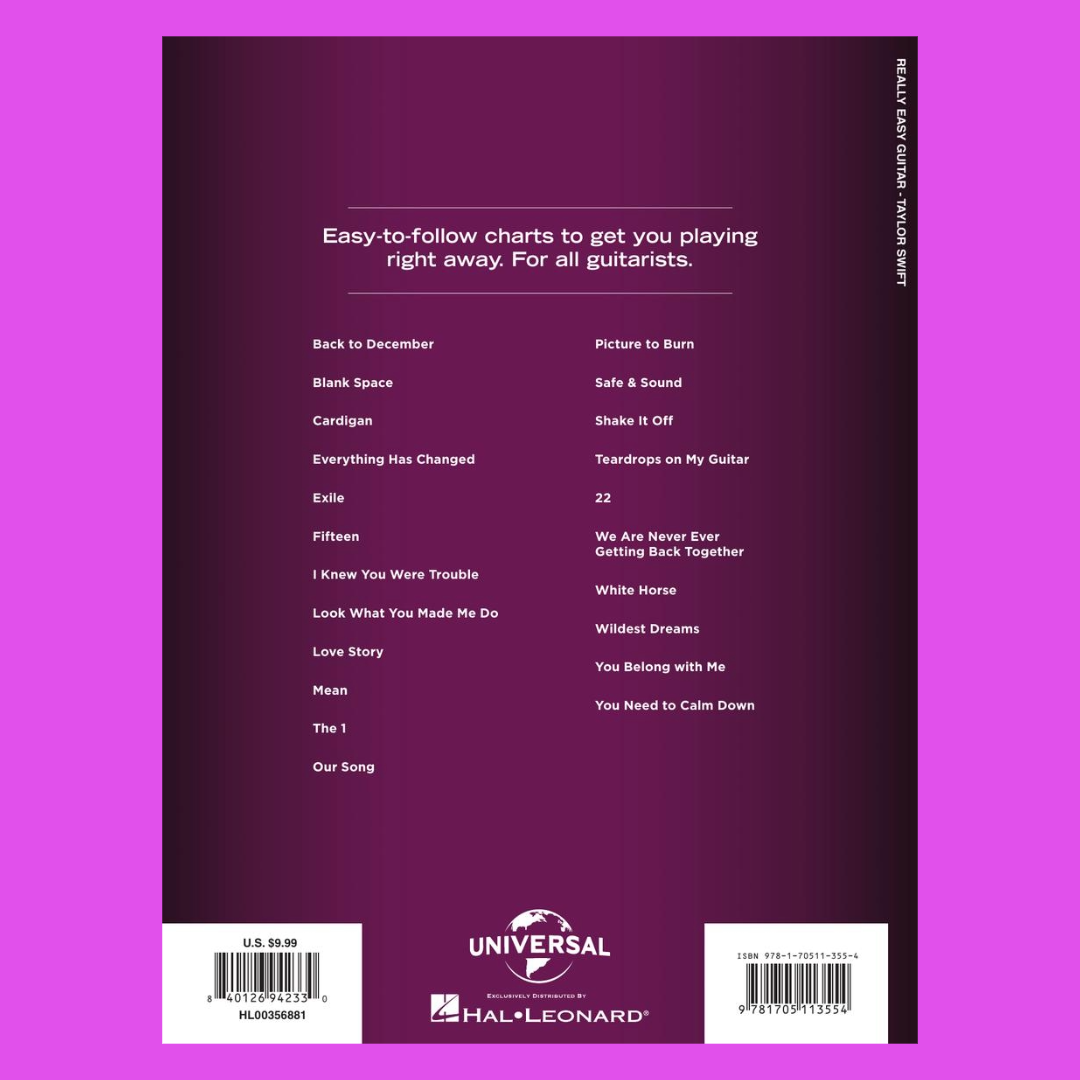 Taylor Swift - Really Easy Guitar Songbook