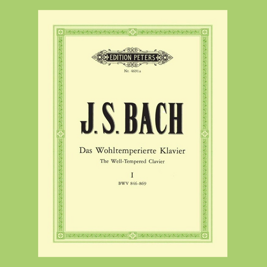 J.S Bach - The Well-Tempered Clavier Volume 1 Urtext Book (48 Preludes And Fugues)