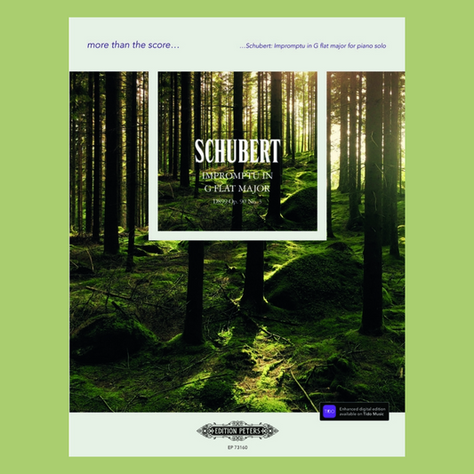 More Than The Score: Schubert- Impromptu in G flat major (Piano Solo) Book