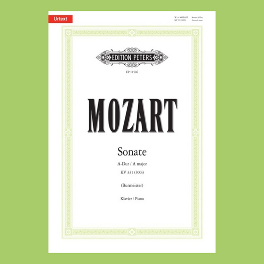 Mozart - Piano Sonata A major K331 (300i) Piano Solo Book