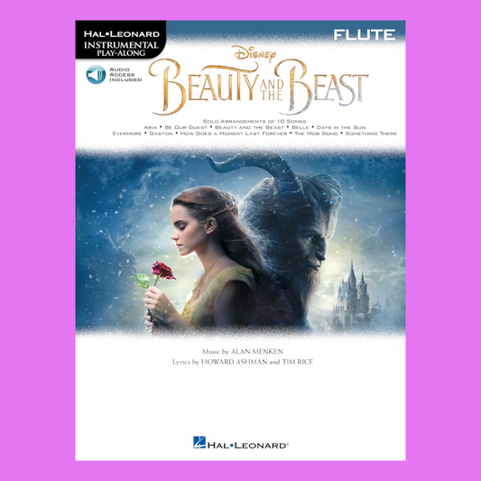 Beauty And The Beast For Flute - Play Along Book/Ola
