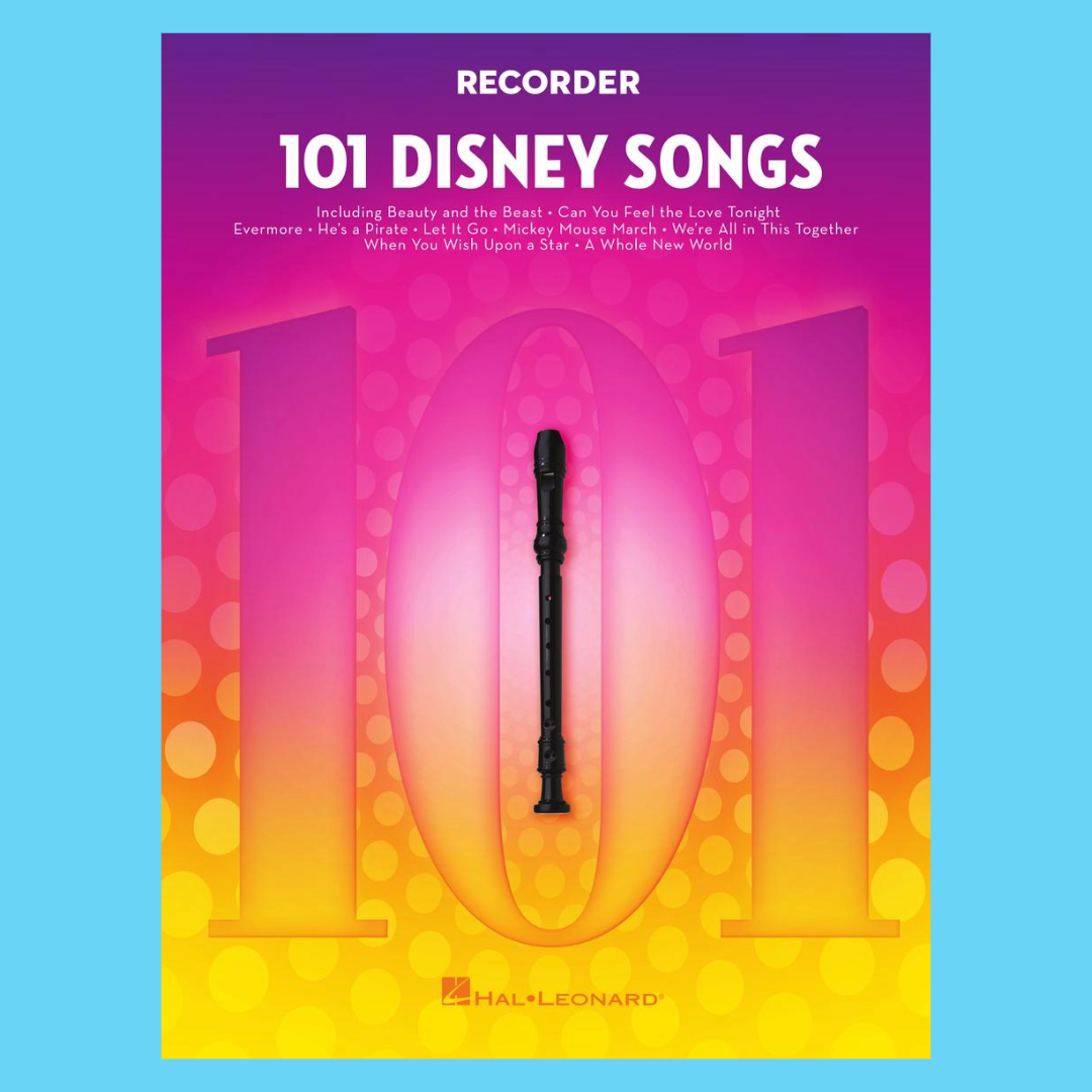 101 Disney Songs For Recorder Book