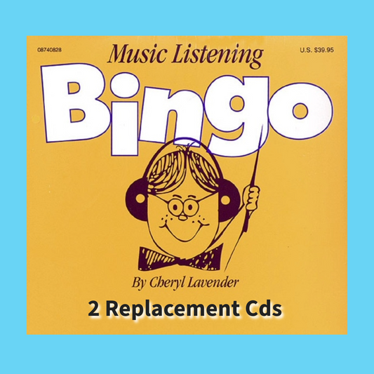 Music Listening Bingo - Replacement Cds