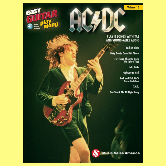 AC/DC Easy Guitar Play Along Volume 13 Book/Ola