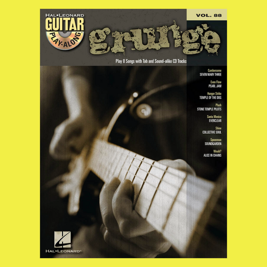 Grunge Guitar Play Along Volume 88 Book/Cd