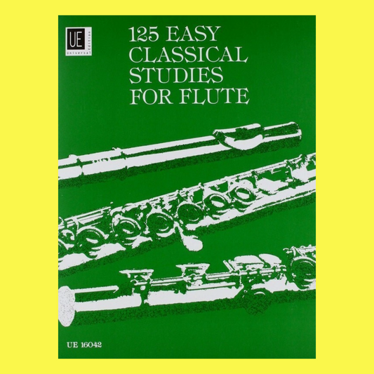 125 Easy Classical Studies For Flute Book