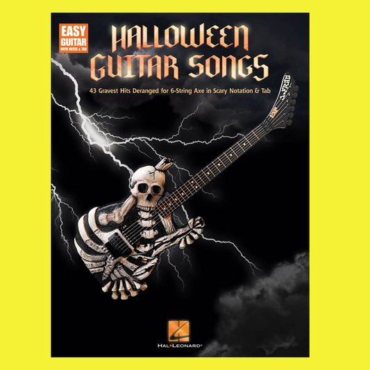 Halloween Guitar Songs - Easy Guitar Notes & Tab Book