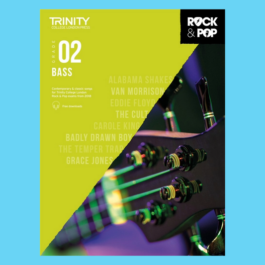 Trinity Rock & Pop Bass - Grade 2 Book (2018)