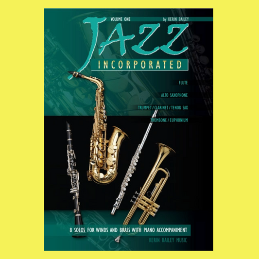 Jazz Incorporated - Bb Trumpet/Clarinet & Tenor Sax With Piano Accomp - Book 1