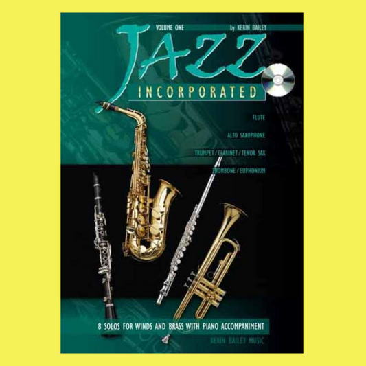 Jazz Incorporated- Bb Trumpet/Clarinet & Tenor Sax With Piano Accom - Book 1 (Book/CD)