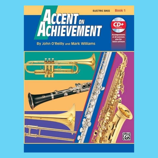 Accent On Achievement - Electric Bass Book 1 (Book/Cd)