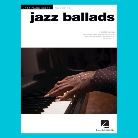 Jazz Ballads -Jazz Piano Solos Volume 10 Book