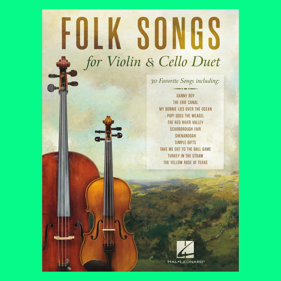 Folk Songs for Violin and Cello Duet Book