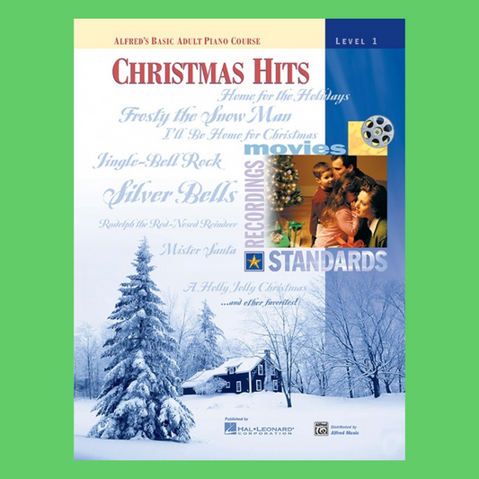 Alfred's Basic Adult Piano Course - Christmas Hits Book 1