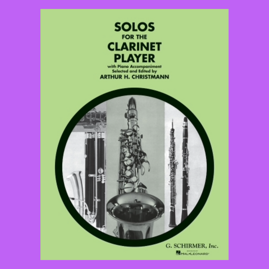 Solos For The Clarinet Player Book with Piano Accompaniment