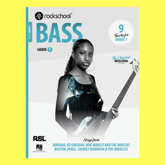 Rockschool Bass Grade 1 Book (2024+) New Edition