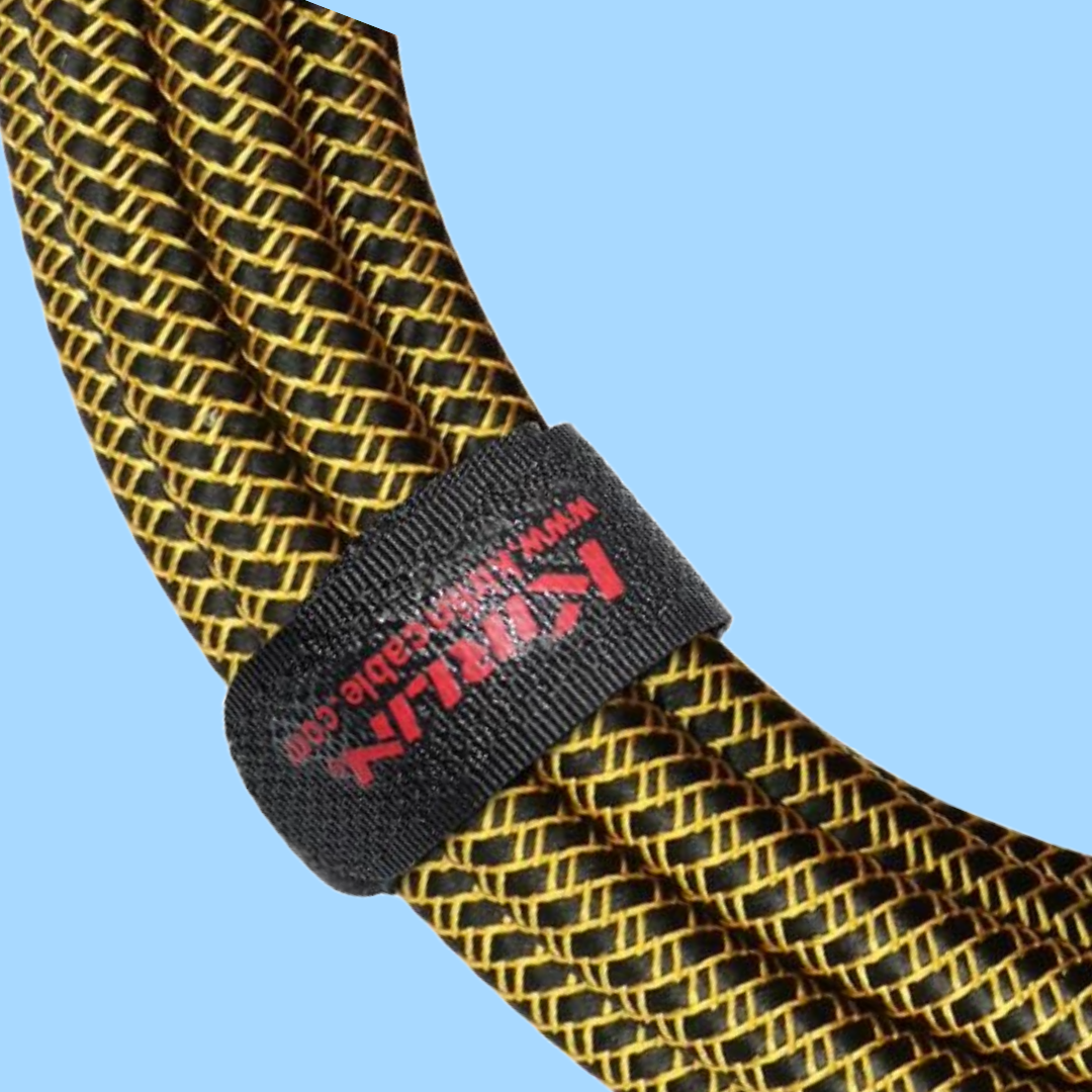 Kirlin 10ft Tweed Entry Woven Instrument Cable with Chrome Ends