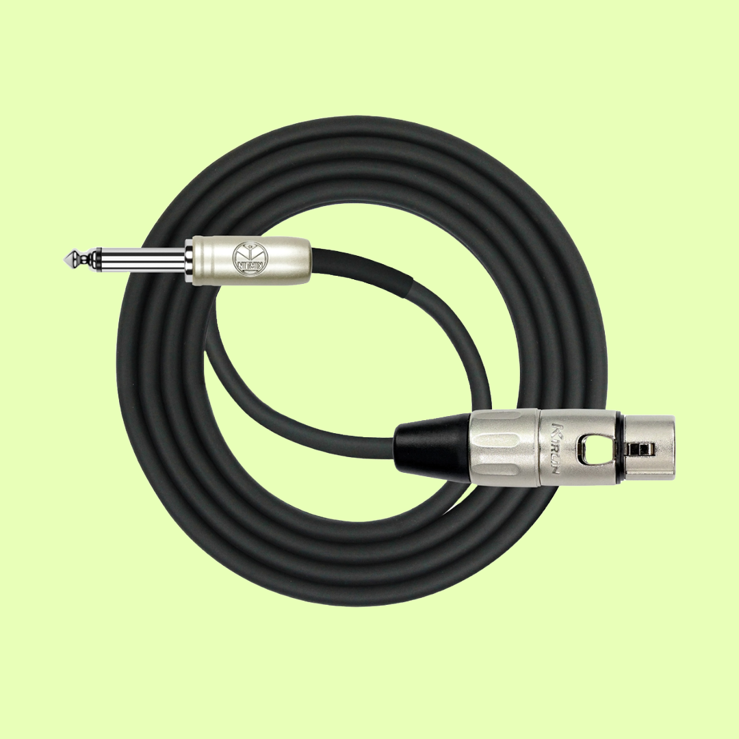 Kirlin Female XLR - 6.5 Stereo Jack Cable - 10ft