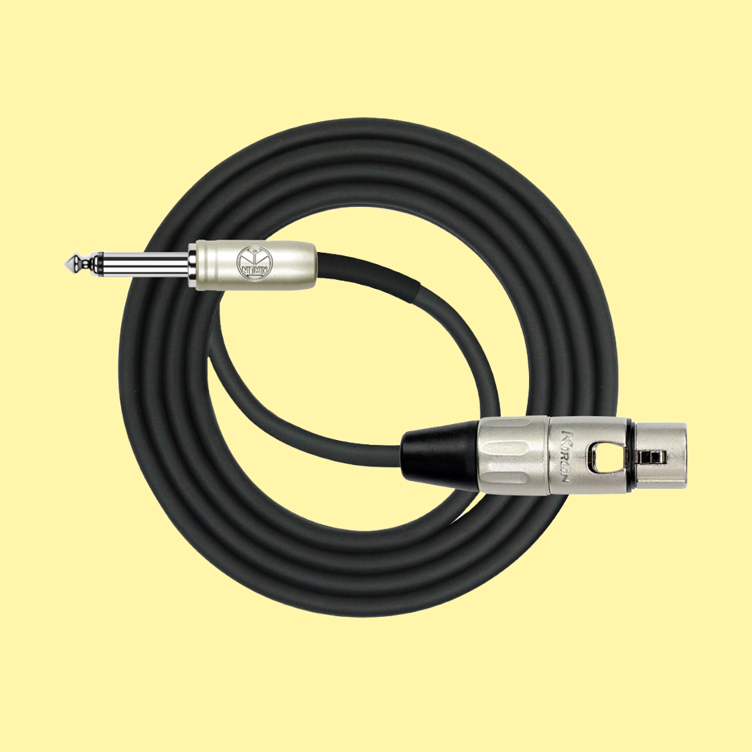 Kirlin 6ft Female XLR - 6.5 Stereo Jack Cable