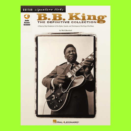 BB King Definitive Collection Signature Licks Book/Ola