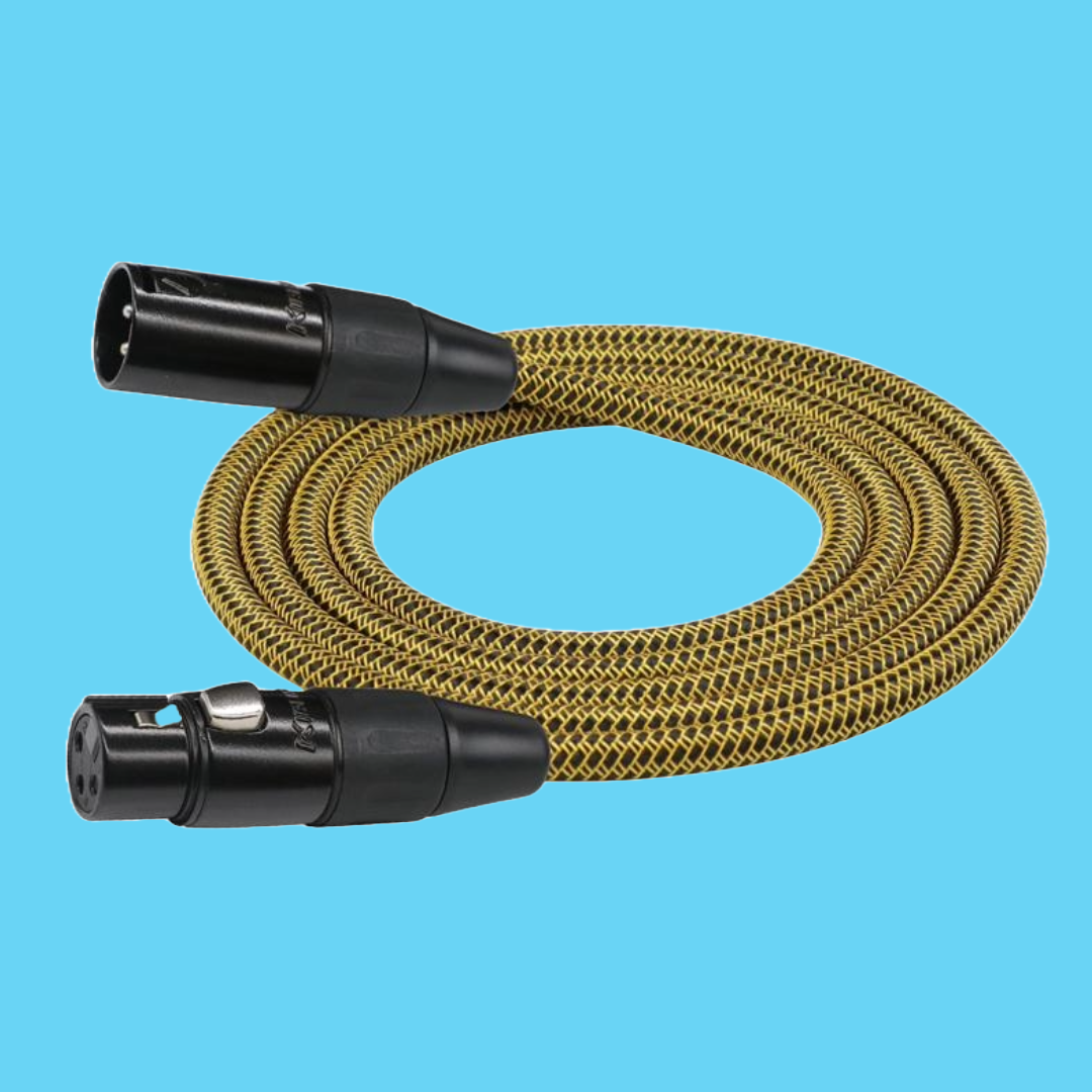 Kirlin Entry Woven Tweed 20ft XLR Microphone Cable