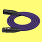Kirlin Entry Woven Purple 20ft XLR Microphone Cable