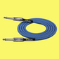 Kirlin IWC201BK 20ft Blue Entry Woven Instrument Cable (Straight)
