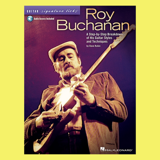 Roy Buchanan Guitar Signature Licks Book/Ola