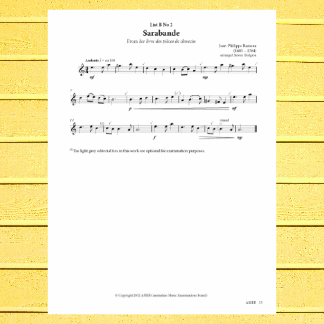 AMEB Flute Series 3 - Grade 1 Book