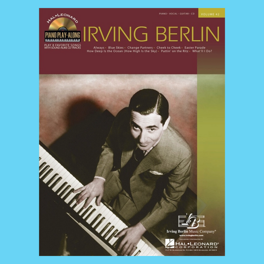 Irving Berlin Piano Play Along Volume 42 Book/Cd