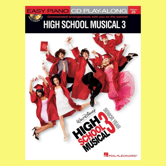 High School Musical 3 Volume 25 for Easy Piano Play Along Book/Cd