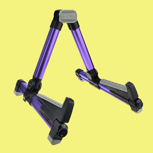 Aroma AGS08 Purple Foldable Guitar Stand