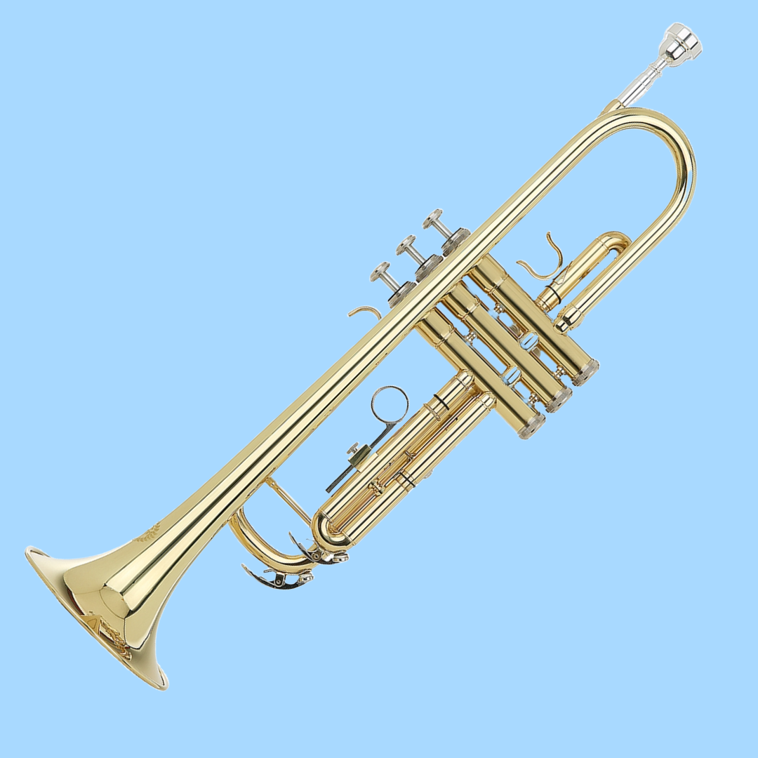 Grassi GRSTR500 Gold Lacquer School Series Bb Trumpet (Beginner Trumpet)
