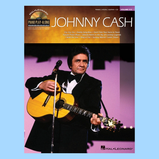 Johnny Cash Piano Play Along Volume 112 Book/Cd