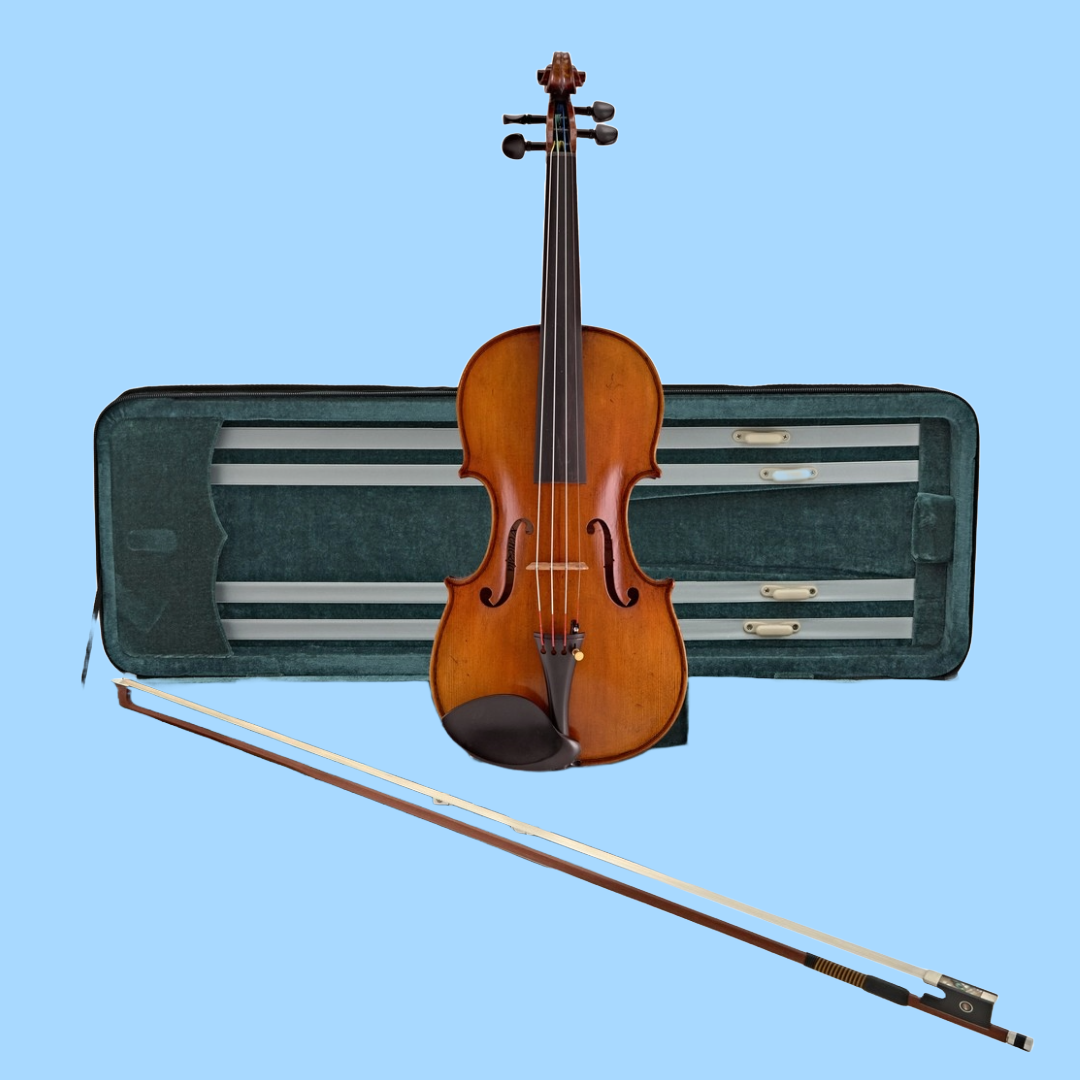 Hidersine Venezia Violin Full Size 4/4 Outfit with Case, Bow & Rosin