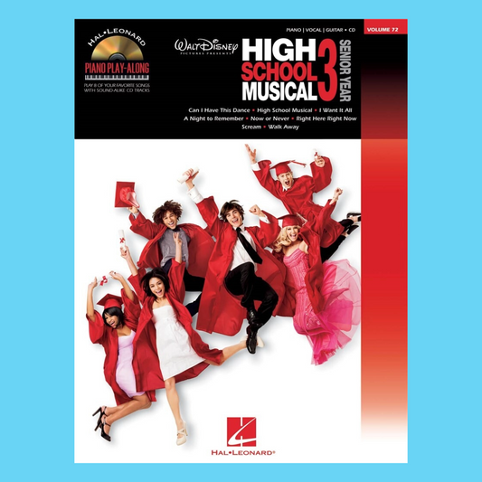 High School Musical 3 Easy Piano Play Along Volume 72 Book/Cd