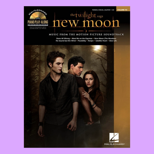 Twilight New Moon Piano Play Along Volume 93 Book/Cd