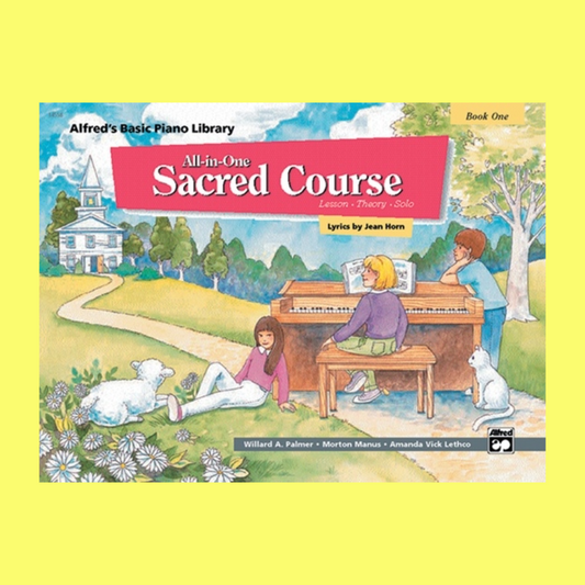 Alfred's Basic Piano Library - All-in-One Sacred Course Book 1